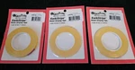 Nos- Great Planes Kwikstripe Model Striping Tape Yellow 1/16" 1/8" 1/4" Lot 3. Fixed Price $21.80.