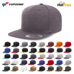 Yupoong 6089 Yp Classics Snapback Hat Flat Bill Baseball Cap Blank Adjustable. Fixed Price $16.34.