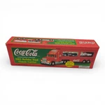 Coca-cola 2001 Holiday Dual Classic Carrier Set W/ '55 & '57 Thunderbird Cars. Fixed Price $10.50.