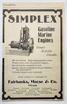 1902 Fairbanks Morse & Co. Gas Marine Engines Boat Original Print Ad Chicago Il. Fixed Price $12.00.