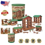 Collector's Edition Village Set - 327 Real Wood Pieces National Toy Classic. Fixed Price $230.99.