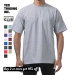 Mens Heavyweight Short Sleeve Shirts Casual Cotton Tee. Fixed Price $9.74.