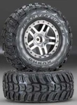 Traxxas 1SLASH 2WD Front Kumho Tires W/split Spoke Black/satin Wheels 5882R. Fixed Price $26.83.