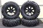 Kawasaki Mule Pro Fxt 27" Quadking 14" Spyder Blk Atv Tire & Wheel Kit KAW11K. Fixed Price $1179.95.
