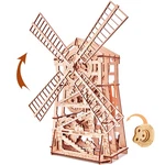 Trick Windmill Rotating Mechanical Model - 3D Wooden Puzzles For Adults .... Fixed Price $61.50.