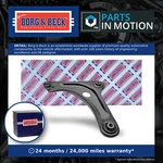 Wishbone / Suspension Arm Fits Citroen DS3 Thp, Vti 1.2 13 To 15 Track Control. Fixed Price $64.75.