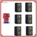6PCS Feetech STS3215 19KG 7.4V Dual Axis Ttl String Rc Servo Motor For SO-ARM100. Fixed Price $132.04.