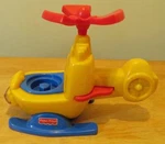 Vtg 2000 Little People Helicopter Toy Lights Sound Fisher Price 77859 Chopper. Fixed Price $13.87.