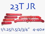1PC 1/1.25/1.5/2/3/4" 23T Aluminum Servo Arm For Jr Airtronics 4-40# Thread Us. Fixed Price $8.49.