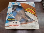 Vtg Cox P-40 Warhawk Flying Tiger Thimble Drome Model Gas Airplane Box 5500-1000. Fixed Price $229.95.