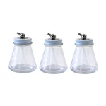 H-3-OZ-3P 3OZ Glass Bottle Assembly Pk For Paasche & Ez Airbrushes. Fixed Price $20.55.