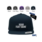 Custom Embroidered Snapback Hats For & Women Flat Bill Baseball Cap. Fixed Price $28.99.