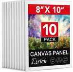 Boards For Painting, Pack Canvases 8X10 Cotton Primed. Fixed Price $13.48.