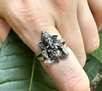 Ring 925 Sterling Silver Great Ganesha Lord Of Success Wealth Wisdom. Fixed Price $59.99.