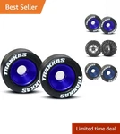 Rc Hobby 5186A Blue-anodized Aluminum Wheelie Bar Wheels Durable And Reliable. Fixed Price $39.99.