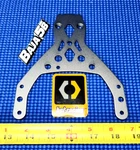 *new* Front Upper Plate Gunmetal Hpi Baja 5B 5T 5SC 102170 **genuine Parts**. Fixed Price $21.99.