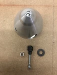 Tru Turn Aluminum 3 4 Blade Spinner W/ Adapter Nut(read Description). Fixed Price $34.00.