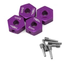 Treal Hobby Losi Mini Lmt Aluminum 12MM Wheel Hex Adaptors (purple) (4). Fixed Price $9.98.