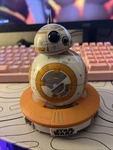 Sphero Disney Star Wars BB-8 App-enabled Droid With Trainer Base. Fixed Price $75.00.