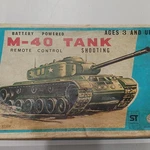 Masudaya Toy Car M-40 Tank Remote Controll Shooting W/box F/s Fedex. Fixed Price $214.90.