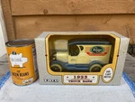 1992 Unopened Ertl 1923 Replica Kroger Truck Locking Coin Bank Metal Rubber Tire. Fixed Price $23.00.
