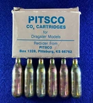 8.6 Gram Pitsco CO2 Cartridges For Dragster Models: Opened Box +. Fixed Price $5.25.