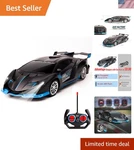Rechargeable Black Blue Rc Car For Kids With Bright Headlights - Fun Toy. Fixed Price $26.99.