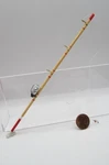 Dollhouse Miniature Wood Fishing Pole With Line And Hook D0710. Fixed Price $5.84.