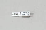 Futaba CH.77 (35.170) Rx Xtal : P-CR35/77. Fixed Price $8.17.