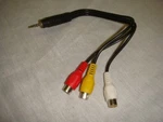 Micro 2.5MM Plug To 3 Rca Female Adapter Audio/video Composite. Fixed Price $7.90.