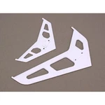 Blade BLH1672 White Stabilizer / Tail Fin Set: 450 X & 3D. Fixed Price $7.99.