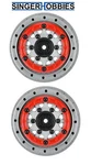 Pro Line 2811-05 Raid Bead-loc 2.2/3.0" Short Course Wheels 12MM & 14MM Hex Red. Fixed Price $24.99.