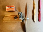 Vintage 40S Cannon 358 Tether Model Airplane Engine With Aero-spark Coil. Fixed Price $225.00.