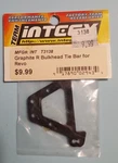 T3138 Integy Graphite Rear Bulkhead Tie Bar For Revo. Fixed Price $8.99.