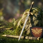 Handmade Black The Legend Of Zelda Skyward Sword Replica, Master Prop, 41 Inch. Fixed Price $101.70.