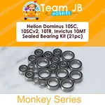 Helion Dominus 10SC, 10SCV2, 10TR, Invictus 10MT - 21 Pcs Sealed Bearings Kit. Fixed Price $21.99.