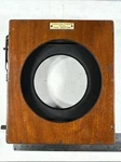 3.5IN Thornton Pickard Patent Time Roller Wooden Shutter For Brass Barrel Lens. Fixed Price $145.00.