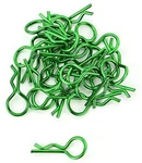 Apex Rc Products Green 1/10 Large Bent Anodized Body Clips - 25PCS #4031GR. Fixed Price $14.52.