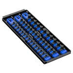 Ernst 8491 Socket Boss Storage Organiser 3-RAIL Twist Lock 13" Blue. Fixed Price $34.99.