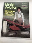 Model Aviation Magazine Rearwin Jr. Semi Scale July 1981 041417NONRH. Fixed Price $19.02.
