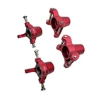 Losi Lst Xxl 2 Red Aluminum Hub Carrier & Steering Knuckles By Rkh. Fixed Price $81.00.