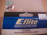 E-flite EFLH2504 = Replacement Led Set (4): Tandem (new). Fixed Price $7.00.
