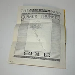 The Laser World News Audio Video Vol No Summer Thunder 1986 Catalog. Fixed Price $16.17.