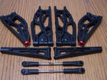 Arrma Kraton 6S Blx Exb Front & Rear Suspension Arms Lower Upper Turnbuckles. Fixed Price $29.99.