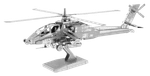 Fascinations Metal Earth Military AH-64 Apache 3D Laser Cut 2 Sheets Model Kit. Fixed Price $9.95.