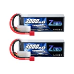 2X Zeee 11.1V 50C 3000MAH 3S Lipo Battery Plug For Rc Airplane Uav Drone Fpv. Fixed Price $53.73.