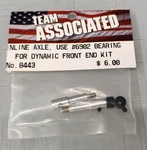 Team Associated #8443 Inline Axle Dynamic Front End Kit RC10L Oval Pan Car. Fixed Price $24.99.