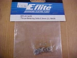 E-flite EFLH1420 = Thrust Bearing, 3X8X3.5MM (2): B400. Fixed Price $9.00.