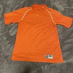 Vintage Nike Team Compression Shirt Mens Small Orange Short Sleeve Moisture Wick. Fixed Price $13.71.