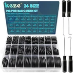 788 Pcs Sae Rubber Ring Assortment Kit Buna-n 70A 24 Size Usa Standard Inch. Fixed Price $19.44.